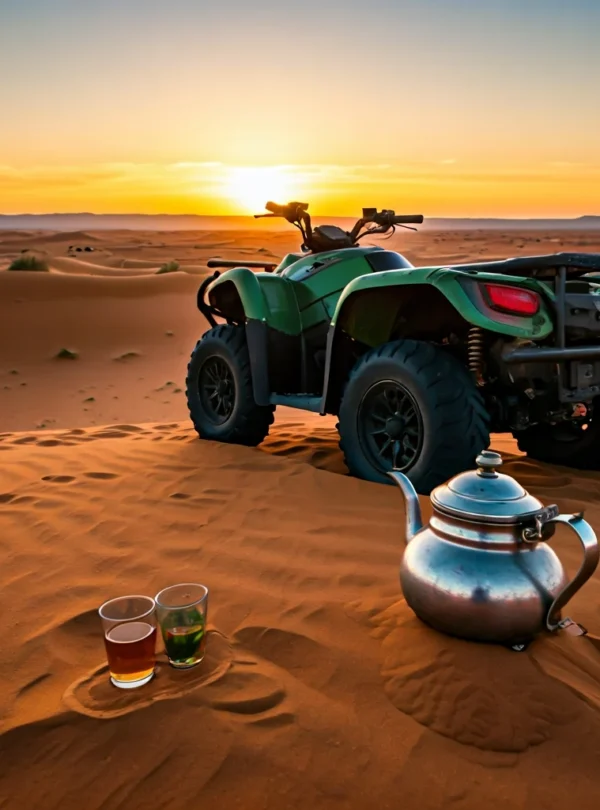 Sunset Break with Moroccan Mint Tea