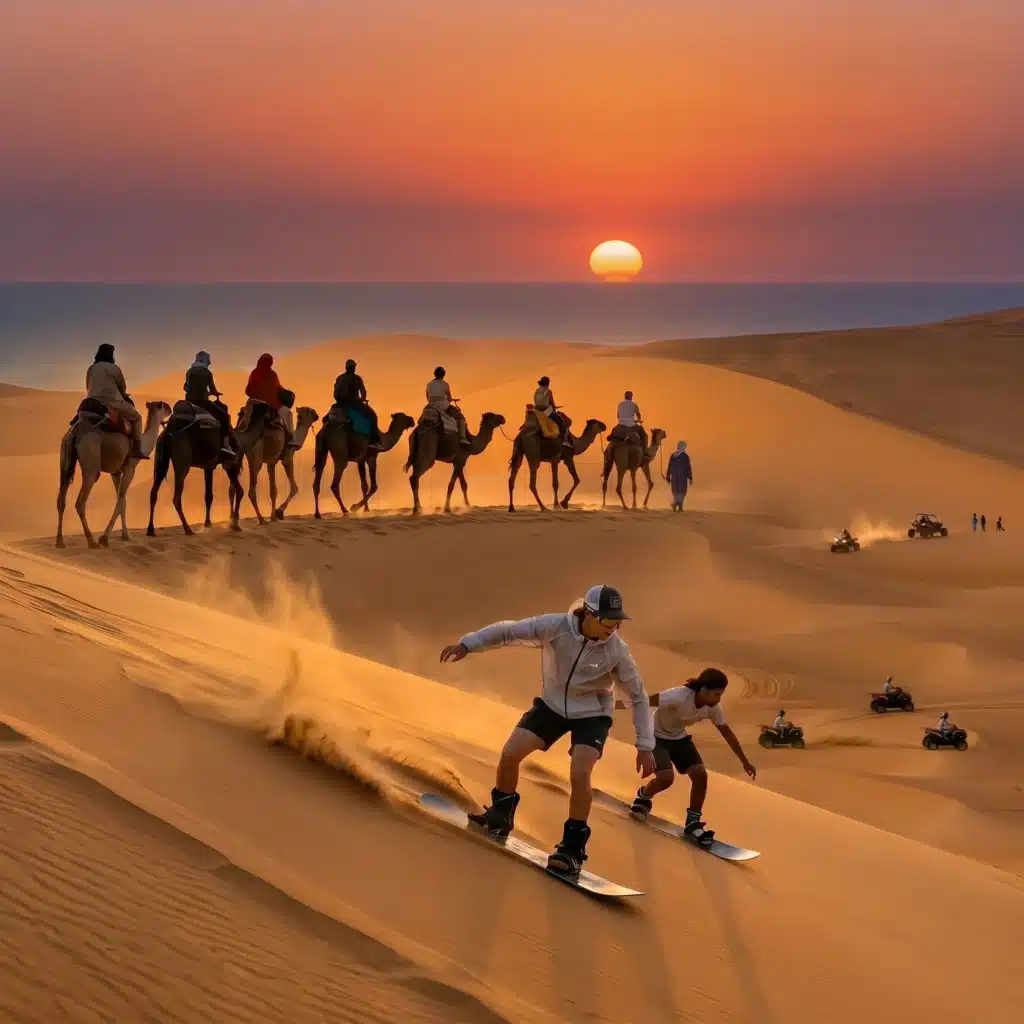 Agadir Sunset Sandboarding & Camel Ride Adventure