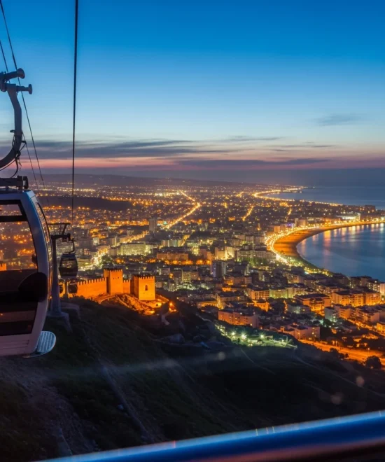 Resplandor nocturno sobre Agadir