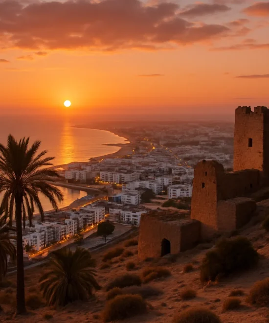Sunset Over Agadir Oufella